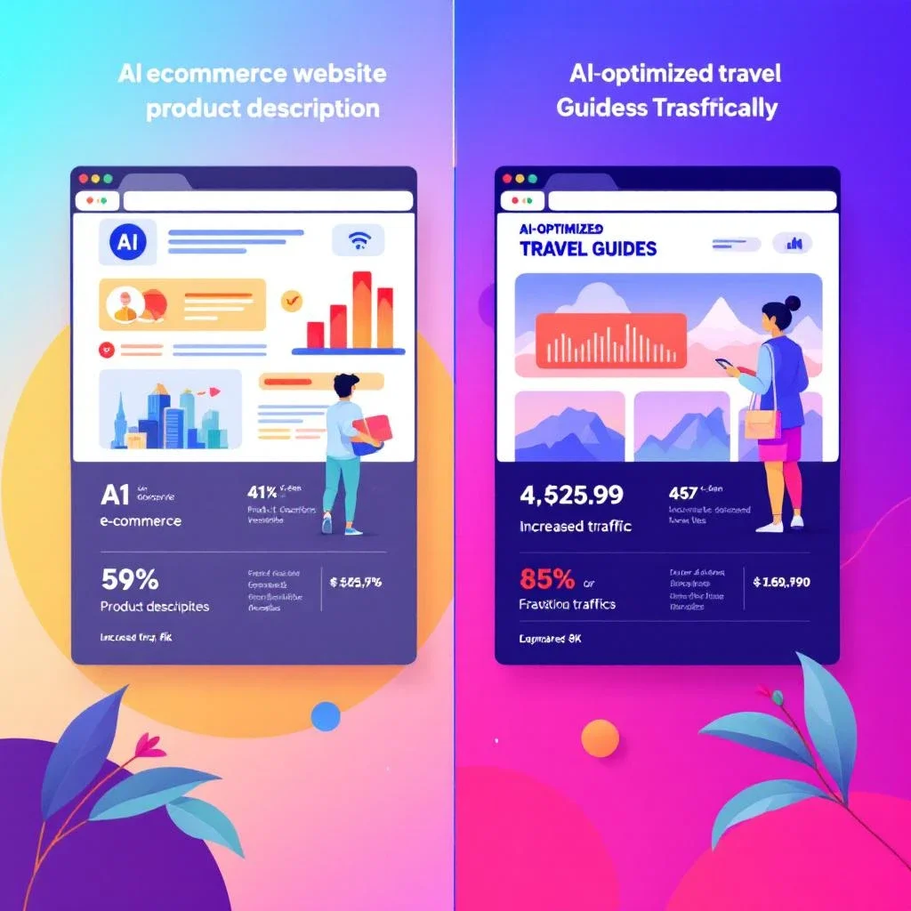 不同業界的AI寫作與SEO案例