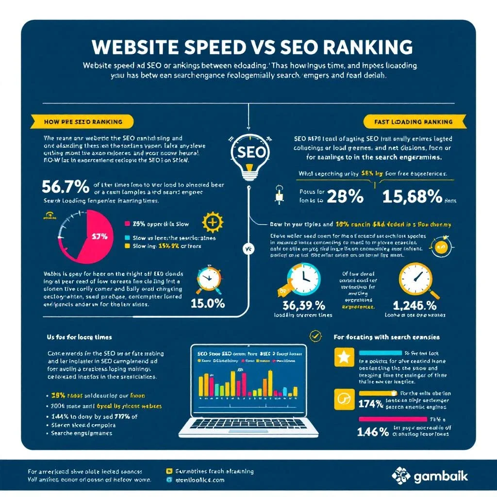 展示網站速度影響SEO的視覺化圖表