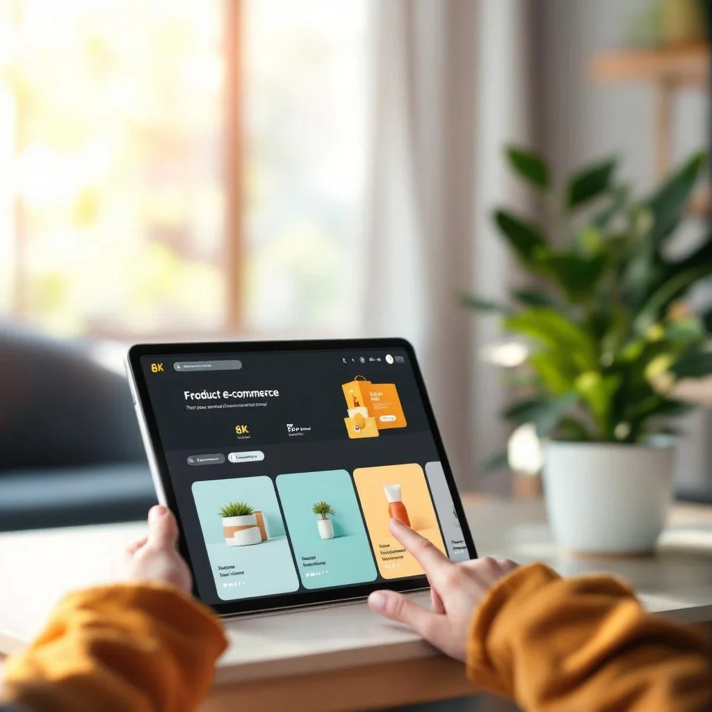 這張圖會呈現一個快速載入的電商網站展示