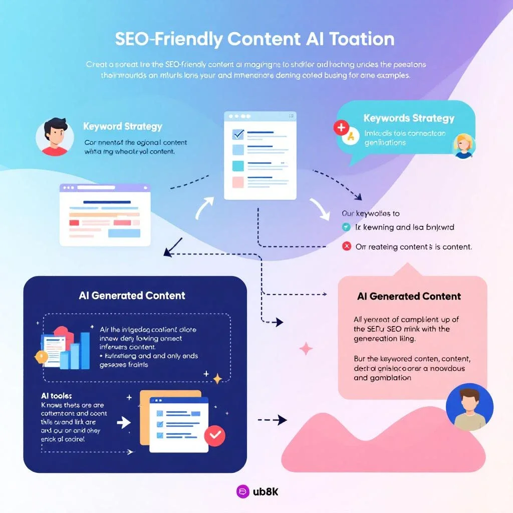 展示 SEO 友好度的內容生成過程