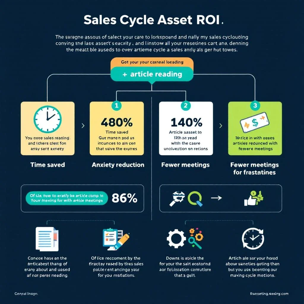 顯示一個銷售週期的資產 ROI 圖表。