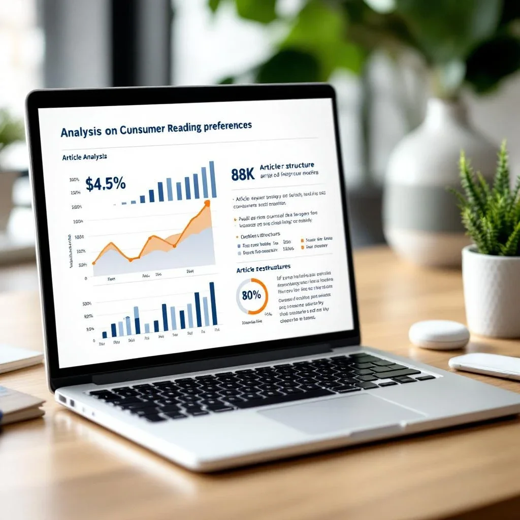 展示數據報告和文章結構建議的場景