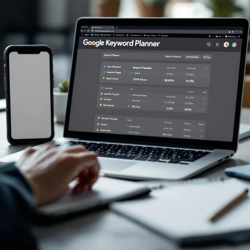 使用Google Keyword Planner進行關鍵字篩選的場景
