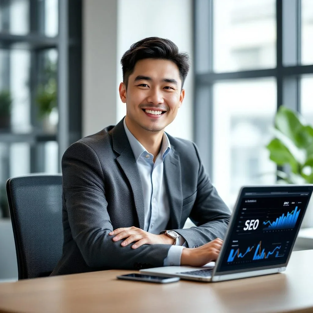 資深數位行銷顧問的專業形象