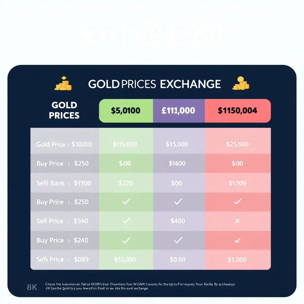 比較不同銀行黃金存摺選擇的買賣價格與匯率