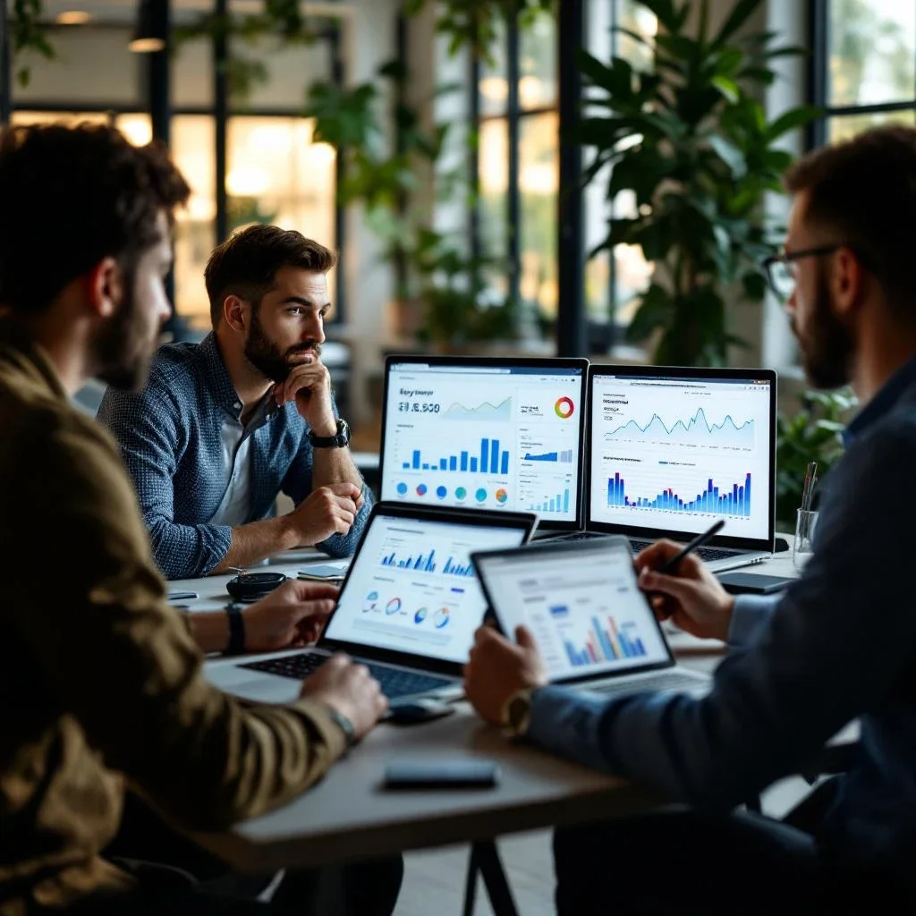 展示人們在使用關鍵字工具的情境