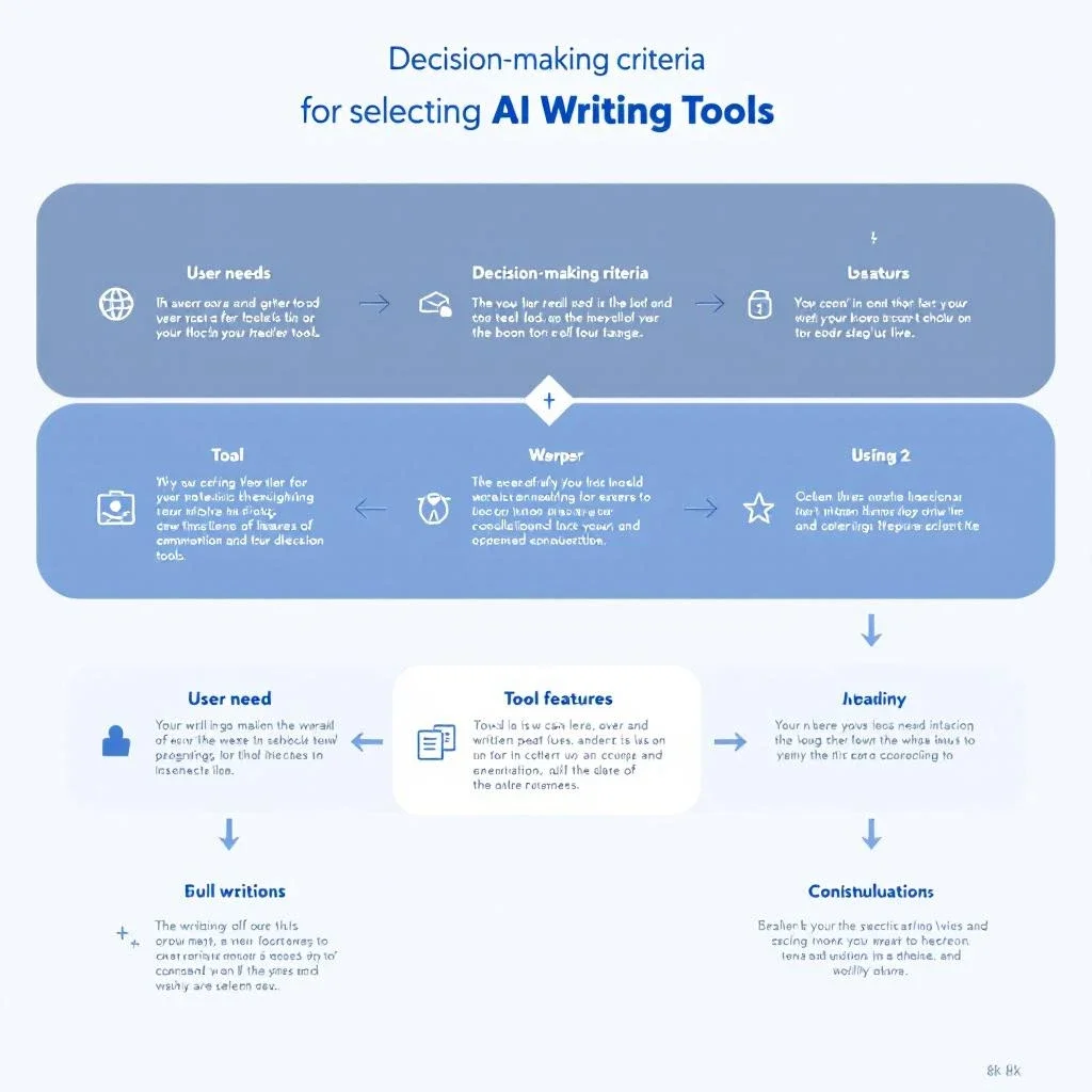 展示如何選擇AI工具的步驟