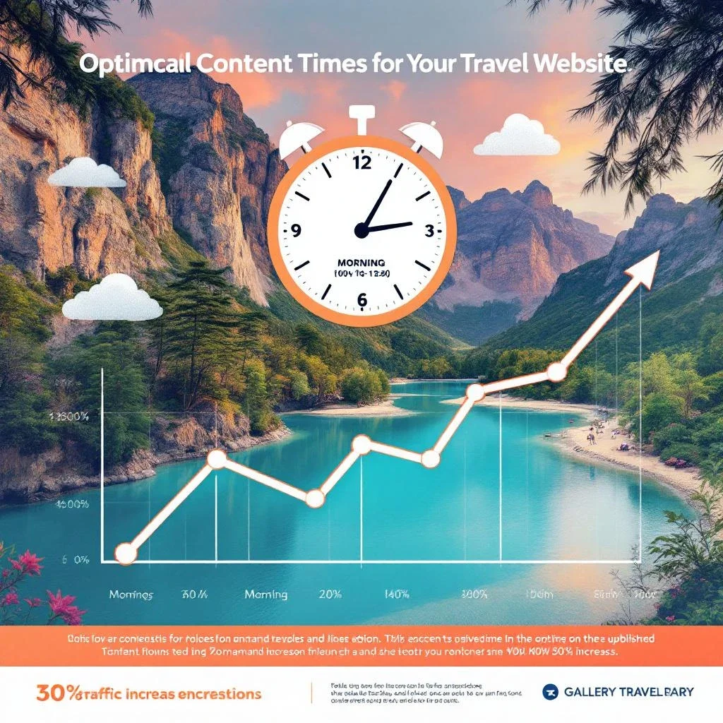 這張圖會呈現內容行銷的最佳發佈時間