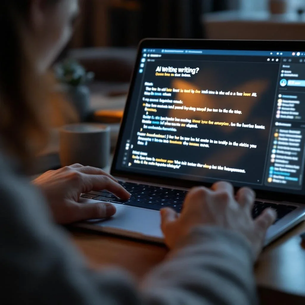 展示用戶在使用 AI 工具時的流暢操作場景。