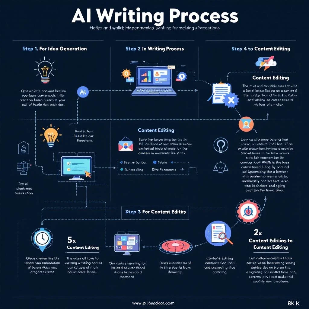 AI寫作流程的步驟圖解