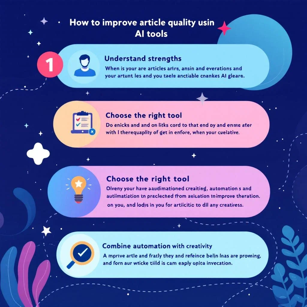 展示如何提升文章質量的具體方法