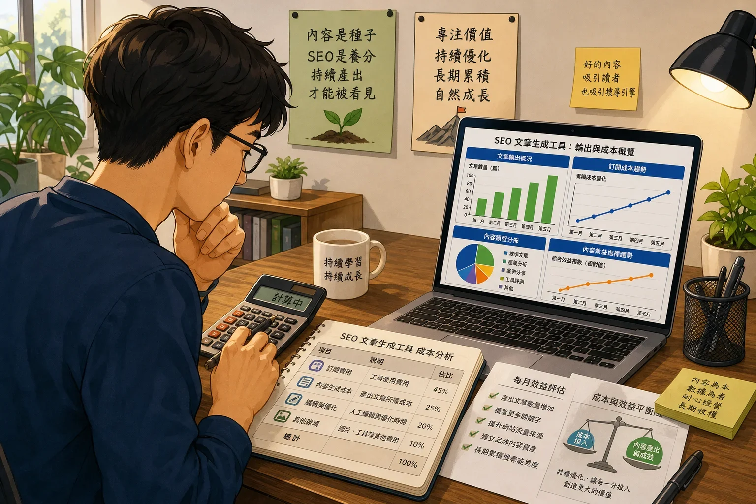 SEO 文章生成工具：小型企業主在計算SEO文章生成工具的成本與效益