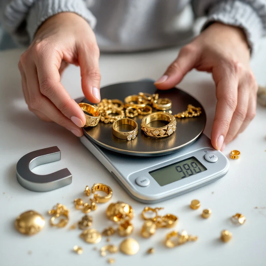使用數位秤稱量舊金飾時的準確度與重要性