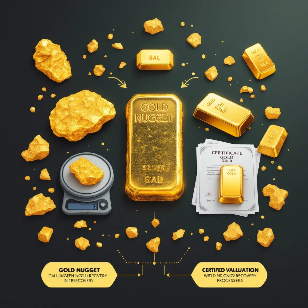 比較金豆與金條的回收價值,展示舊金飾回收價值的差異
